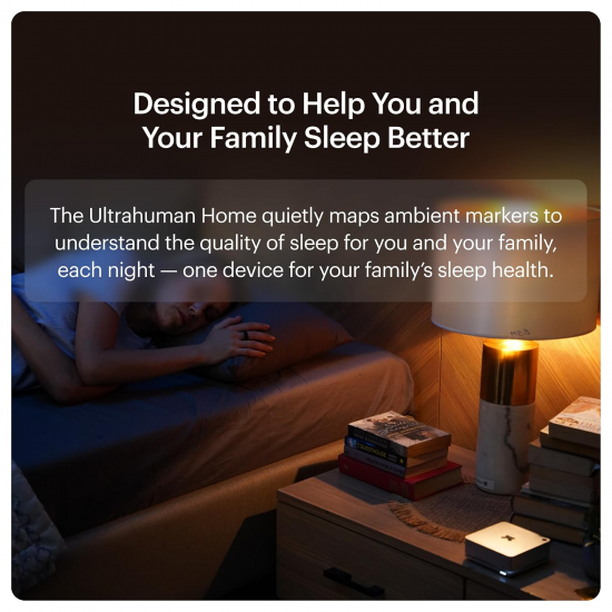 Ultrahuman Home อุปกรณ์ตรวจวัดสภาพแวดล้อมสำหรับการนอนระดับอัจฉริยะ 