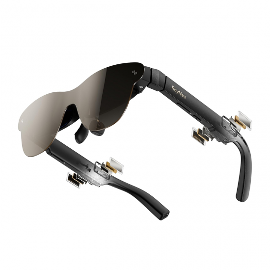 RayNeo Air 3s Pro (Black) AR/XR Glasses แว่น AR ความสว่างสูงสุด 1,200 nits