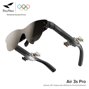 RayNeo Air 3s Pro (Black) AR/XR Glasses แว่น AR ความสว่างสูงสุด 1,200 nits
