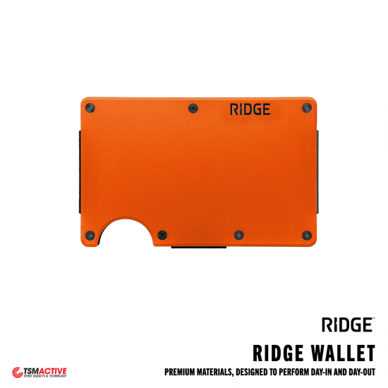Ridge Wallet กระเป๋าสตางค์โลหะ Wallet and Card Holder ดีไซน์ Slim
