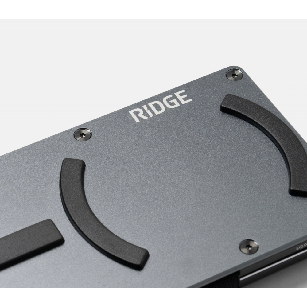 Ridge Wallet กระเป๋าสตางค์โลหะ Wallet and Card Holder ดีไซน์ Slim