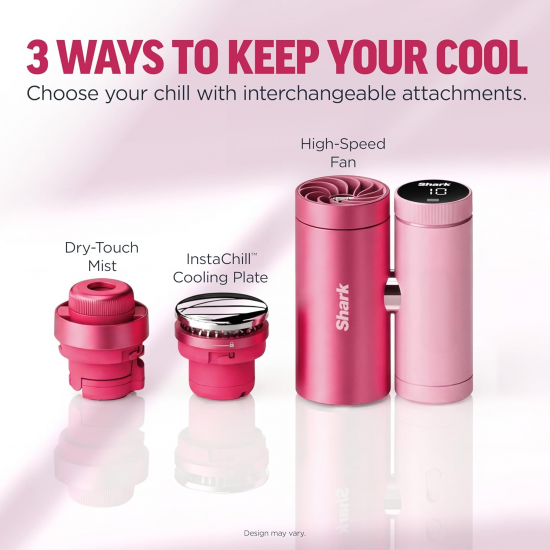 Shark ChillPill The Only 3-in-1 Personal Cooling System พัดลมแรงสูง 3-in-1 และแผ่นทำความเย็น