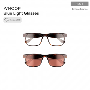 WHOOP Blue Light Glasses (Remy Tortoise Frames) แว่นกรองแสงสีฟ้าสำหรับการฟื้นฟูร่างกาย