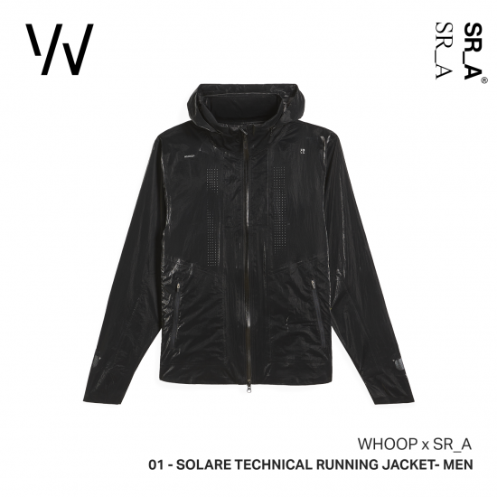 WHOOP x SR_A - 01 - SOLARE TECHNICAL RUNNING JACKET- MEN แจ็กเก็ต Limited Edition ออกแบบร่วมกับ Samuel Ross