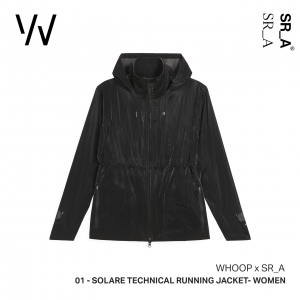 WHOOP x SR_A - 01 - SOLARE TECHNICAL RUNNING JACKET- WOMEN แจ็กเก็ต Limited Edition ออกแบบร่วมกับ Samuel Ross