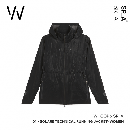 WHOOP x SR_A - 01 - SOLARE TECHNICAL RUNNING JACKET- WOMEN แจ็กเก็ต Limited Edition ออกแบบร่วมกับ Samuel Ross