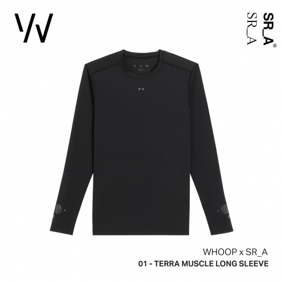 WHOOP x SR_A - 01 - TERRA MUSCLE LONG SLEEVE เสื้อออกกำลังกาย Limited Edition ออกแบบร่วมกับ Samuel Ross