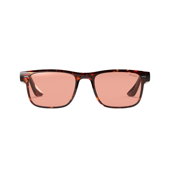 WHOOP Blue Light Glasses (Remy Tortoise Frames) แว่นกรองแสงสีฟ้าสำหรับการฟื้นฟูร่างกาย