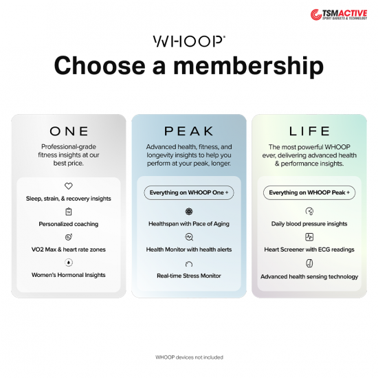 WHOOP Membership Extended (ONE / PEAK / LIFE) ต่ออายุสมาชิก สำหรับลูกค้า TSM เท่านั้น