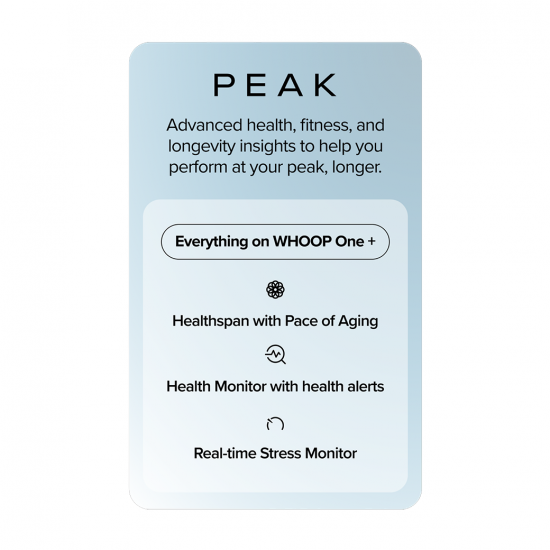 WHOOP Membership (PEAK / LIFE) ต่ออายุสมาชิก สำหรับลูกค้า TSM เท่านั้น