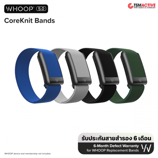 WHOOP 5.0 CoreKnit Bands สายสำรองน้ำหนักเบาสำหรับ WHOOP 5.0
