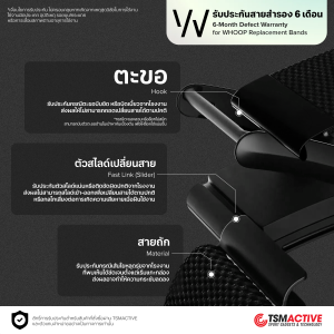 WHOOP MG SuperKnit Luxe Band (Your Way) สายสำรอง สำหรับ WHOOP MG