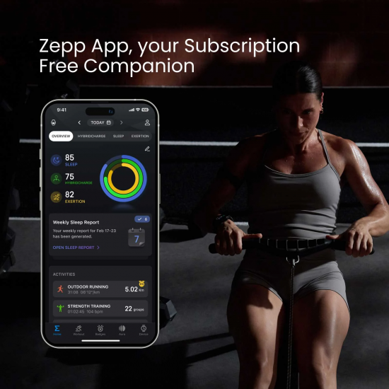 Amazfit Helio Strap Pro สายรัดฟิตเนส ฝึกซ้อม แข่งขัน Hyrox