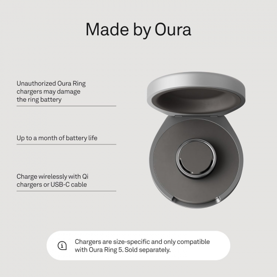 Oura Ring 5 Portable Charger เคสชาร์จพกพา สำหรับแหวน Oura Ring 5