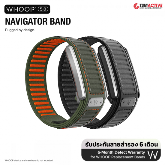 WHOOP 5.0 Navigator Band สายสำรอง ออกแบบมาเพื่อความทนทาน สำหรับ WHOOP 5.0