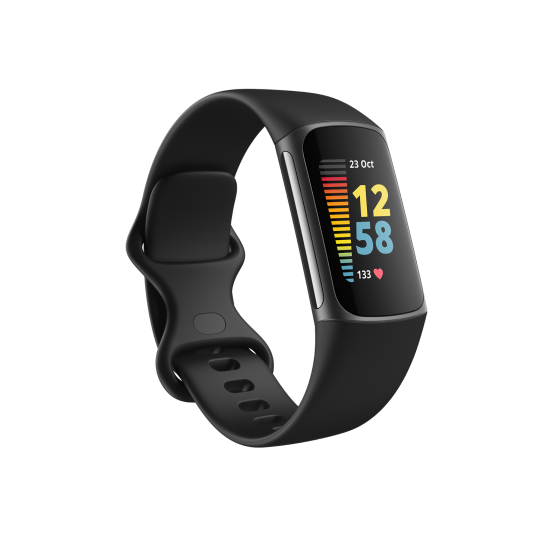 (สินค้าตัวโชว์) Fitbit Charge 5 สายรัดข้อมือวัดชีพจร GPS ออกกำลังกาย หน้าจอสี AMOLED