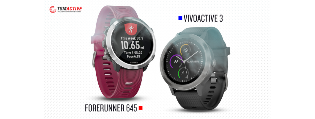 เปรียบเทียบ Forerunner 645 กับ Vivoactive 3 เลือกรุ่นไหนให้เหมาะสม ?