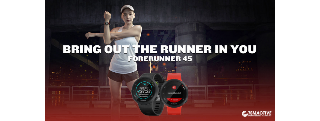 พรีวิว Garmin Forerunner 45 นาฬิกาวิ่ง GPS ขนาดเล็ก จุดเริ่มต้นของนักวิ่ง