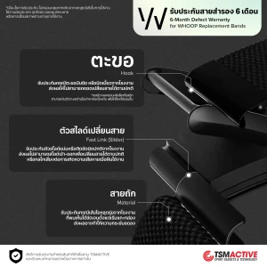 WHOOP MG SuperKnit Luxe Band (Your Way) สายสำรอง สำหรับ WHOOP MG