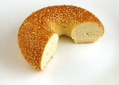 200 Calories of Sesame Seed Bagel